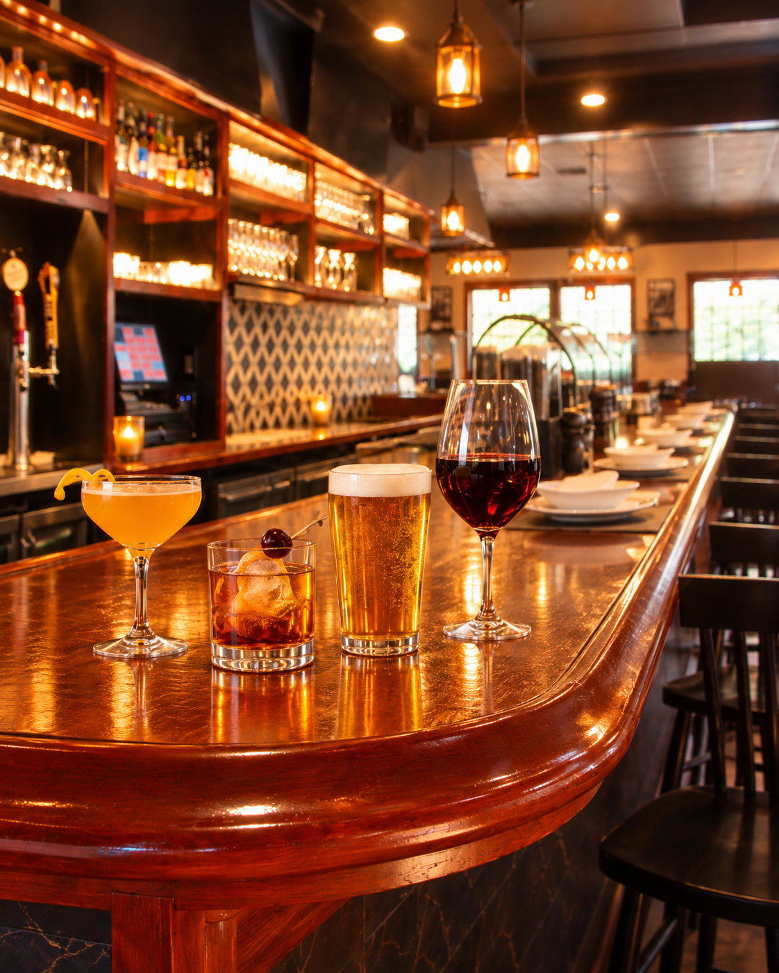 Circle H Chophouse bar